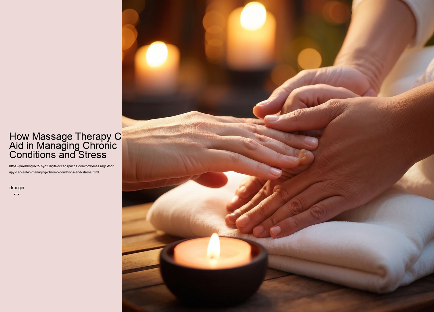 How Massage Therapy Can Aid in Managing Chronic Conditions and Stress